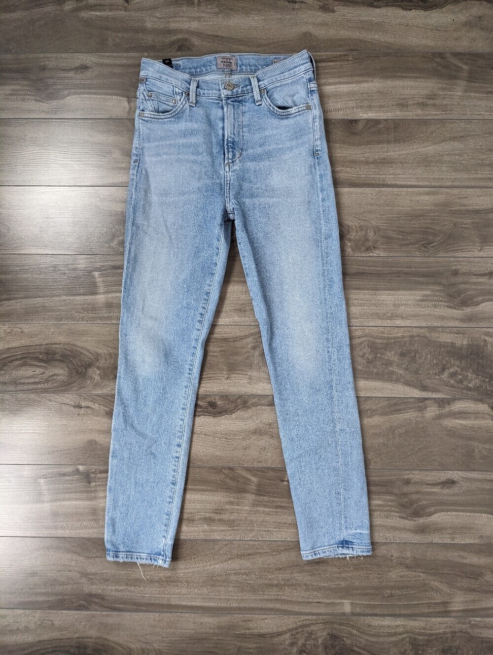 Citizens of Humanity Women's Jeans Rocket Crop Midrise Skinny Light Wash Size 24